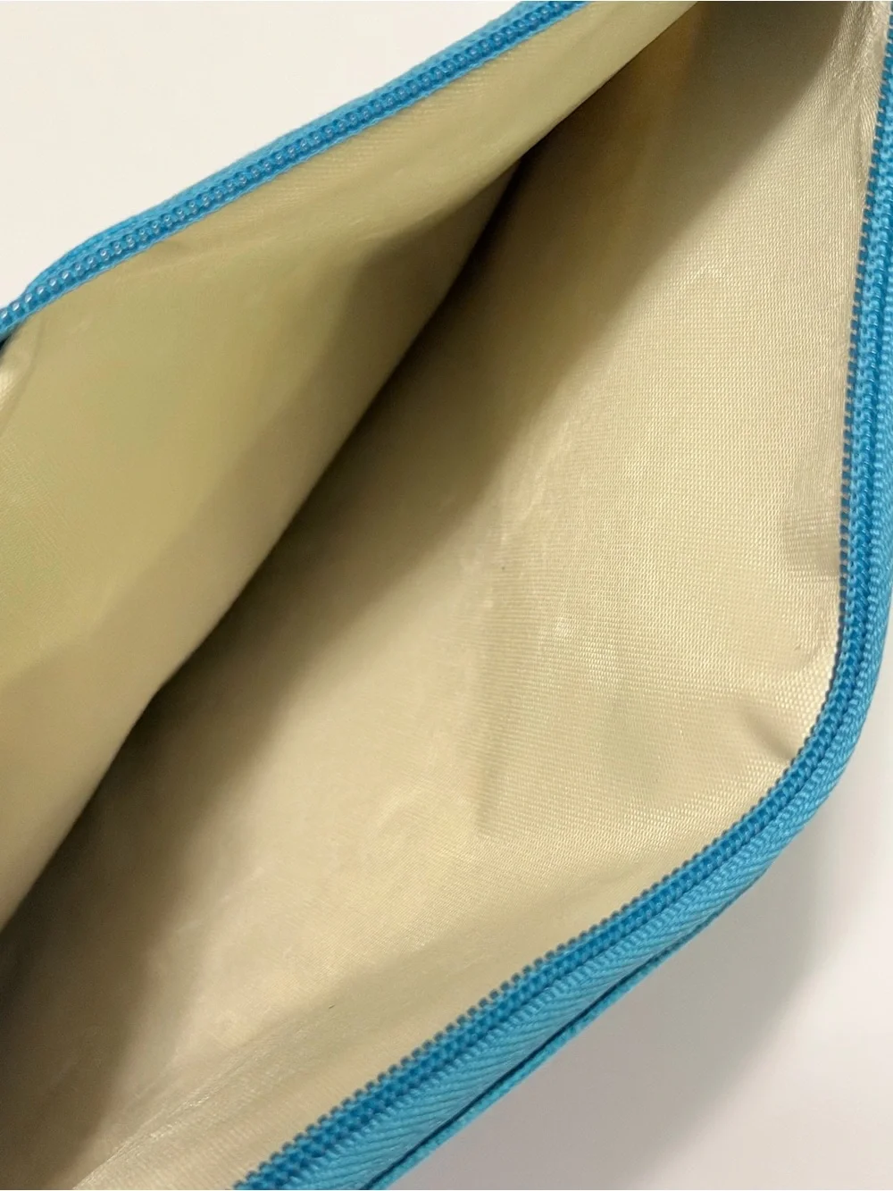 Sophie‎ Maison Mediterraneen Blue Colorblock Zip Pochette Pouch
